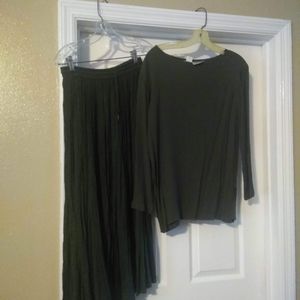 Skirt and top